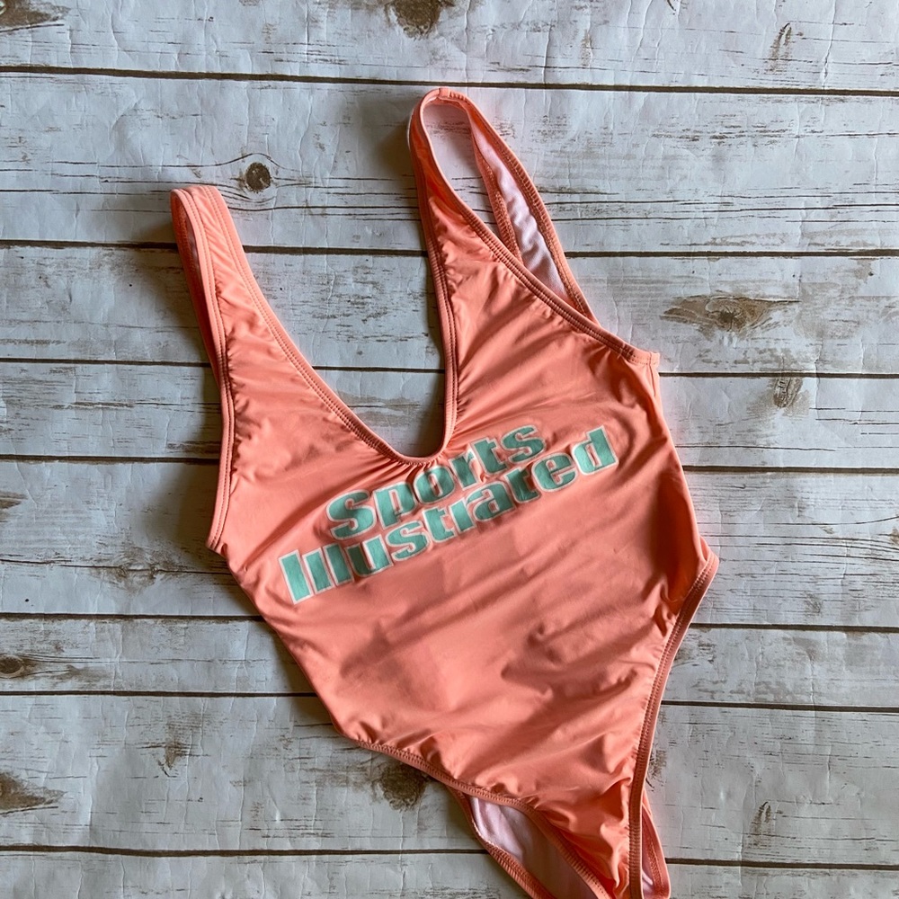 💜SPORTS ILLUSTRATED vintage style one piece swimsuit